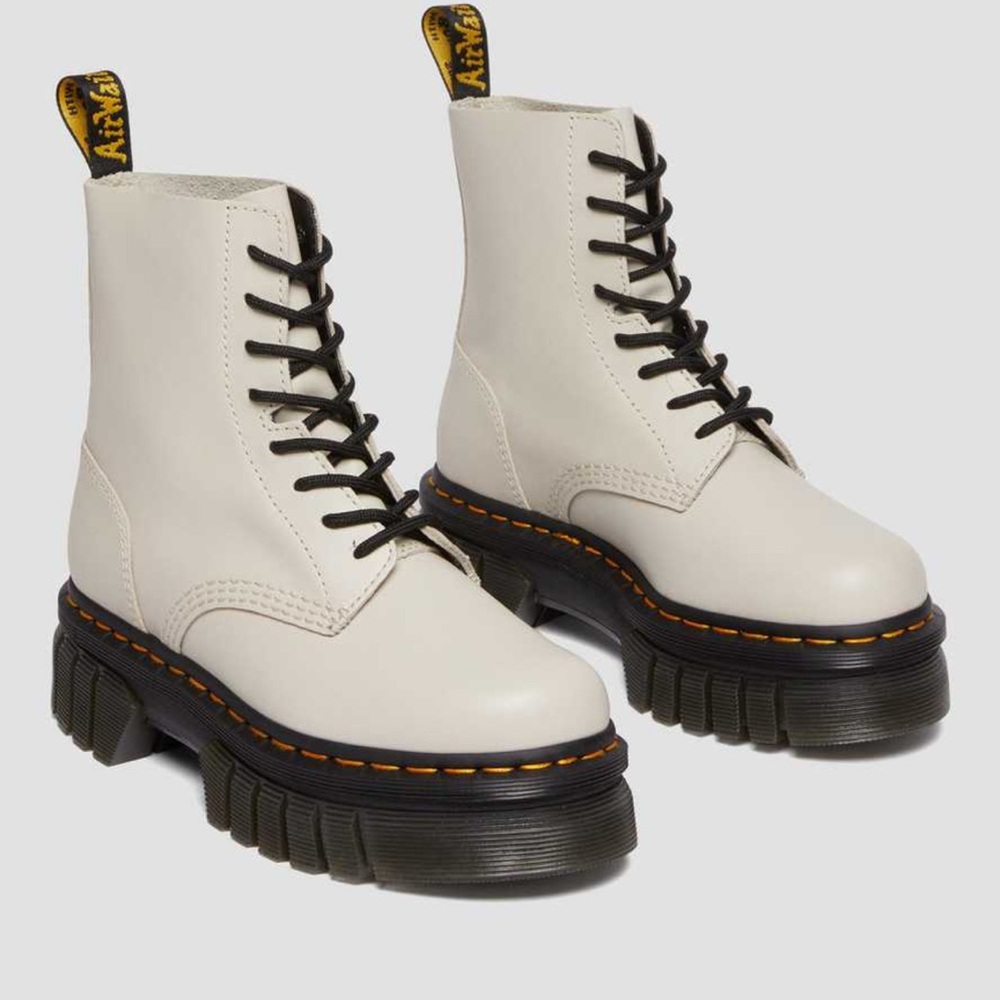 Dr Marten AUDRICK NAPPA LEATHER PLATFORM ANKLE BOOTS